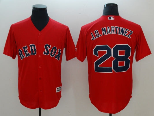 Boston Red Sox #28 J. D. Martinez Style 2