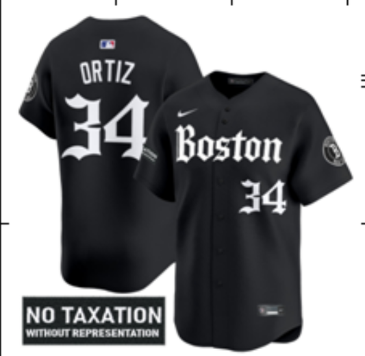 Boston Red Sox #34 David Ortiz Red Sox 5 Collaboration Style 5