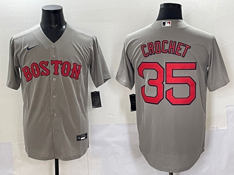 Boston Red Sox #35 Garrett Crochet Red Sox Adult .png