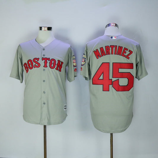 Boston Red Sox #45 Red Sox 45 Gray Fan Edition