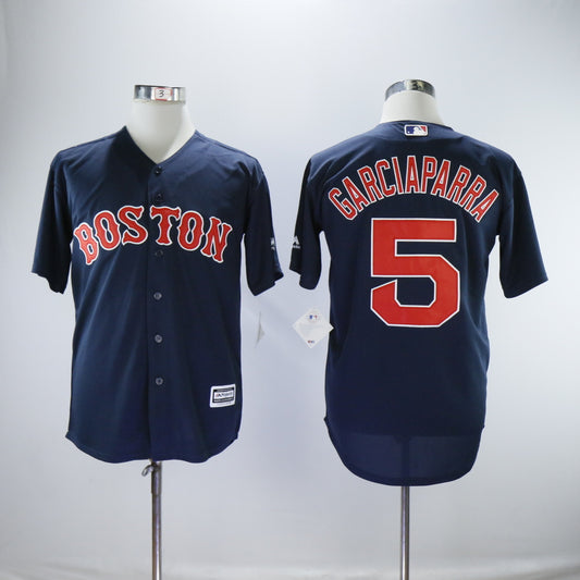 Boston Red Sox #5 Nomar Garciaparra Red Sox 5 Blue Fan Retro Player