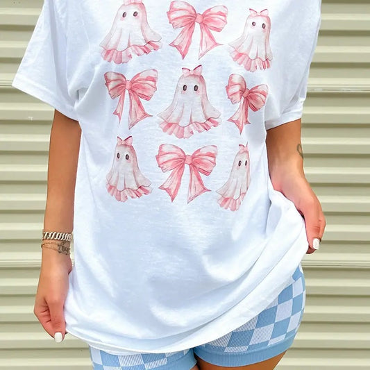 Bow Ghosts Graphic Top