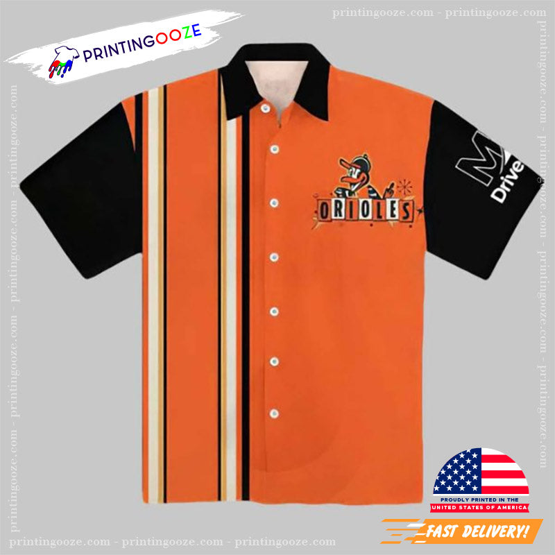 Bowling Baltimore Orioles MLB Hawaiian Shirt