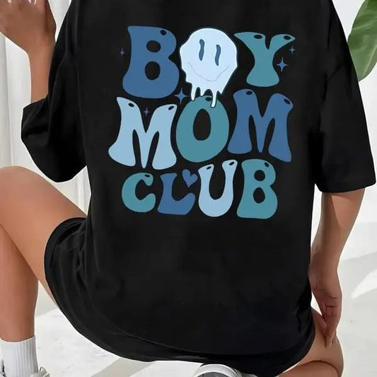 Boy Mom Club Shirt, Mother Day Shirt, Mother's Day Gift,  Gift For Mom Hoodie, Sweatshirt | InkThreadWorks.com