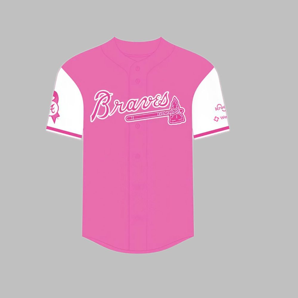 Braves Breast Cancer Awareness Day Jersey 2025 Giveaway - Grishko.com