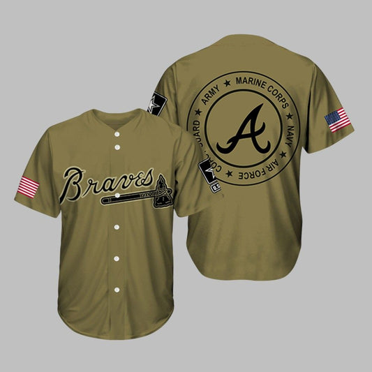 Braves Military Appreciation Night 2025 Jersey - Grishko.com
