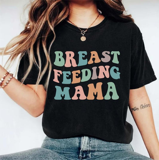 Breast Feeding Mama Shirt, Breastfeeding Sweatshirt For Mom, New Mama Gift Tee, Mama Milk Jumper Hoodie, Sarcastic Saying...