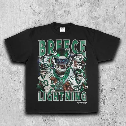 Breece "Lightning" Hall Legacy Tee | Vintage Tee | Men's Graphic T-Shirt | Gift For Fan