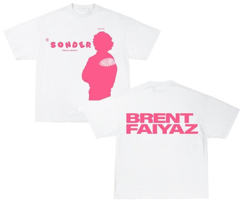 Brent Faiyazzz Pink Cute Sonder Rap Shirt Crewneck Cotton Hoodie, Sweatshirt | InkThreadWorks.com