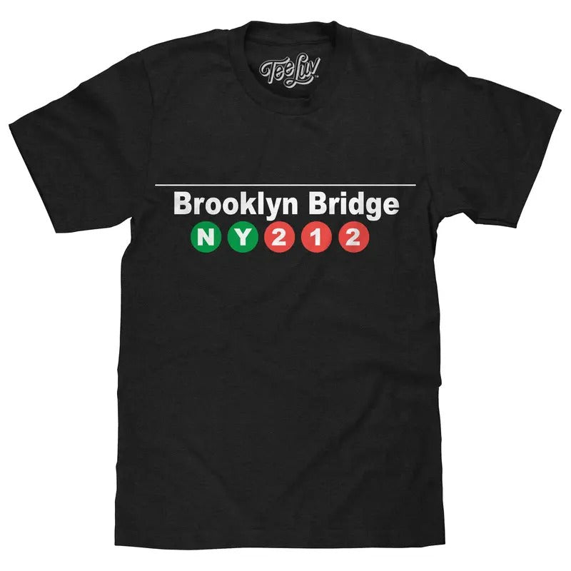 Brooklyn Bridge T-Shirt - Black Hoodie, Sweatshirt | InkThreadWorks.com