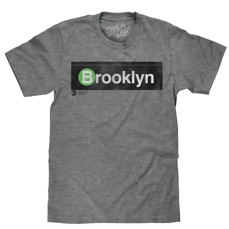 Brooklyn T-Shirt - Gray Hoodie, Sweatshirt | InkThreadWorks.com