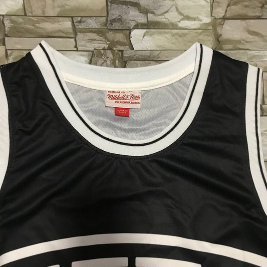 Brooklyn Nets Nets mitchell&ness Classic Jersey Style 4
