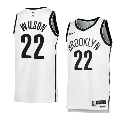 Brooklyn Nets #22 Jalen Wilson Association Edition White Jersey 2023 NBA Draft