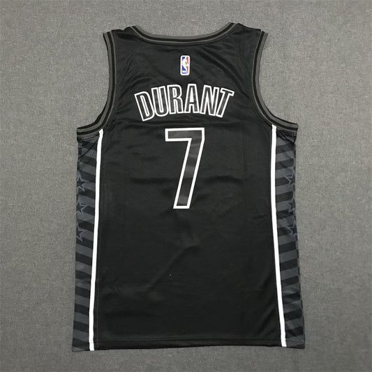 Brooklyn Nets #7 Kevin Durant 22-23 New Season New Nets 7 # Kevin · Durant Statement Edition Black Jersey Style 1