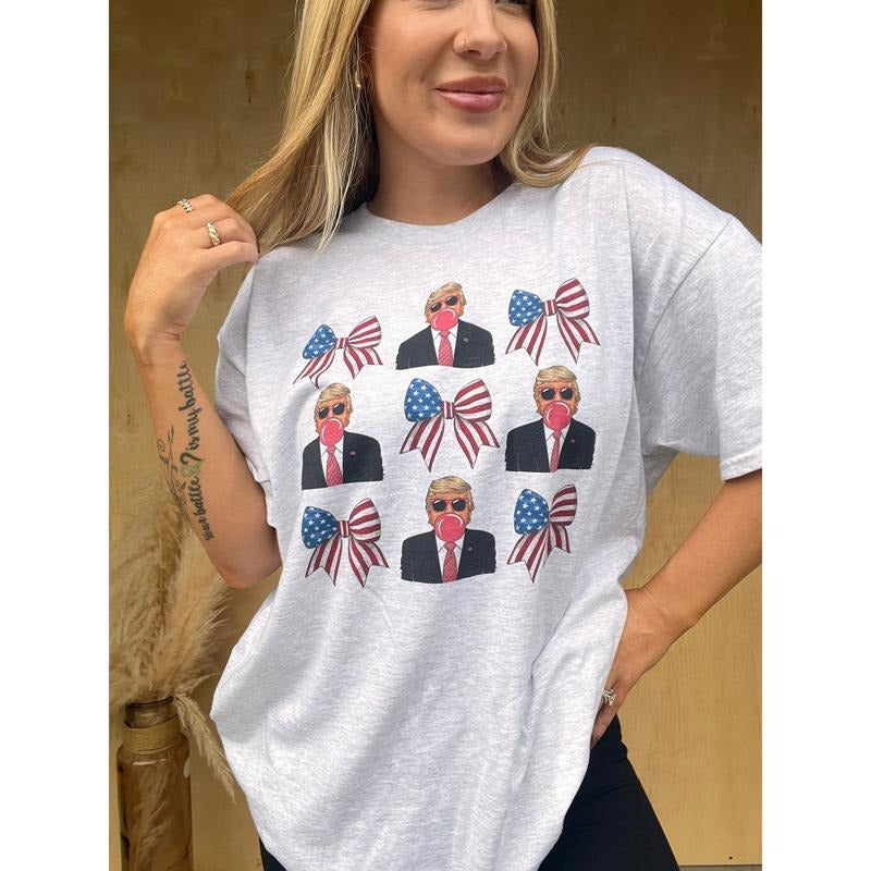 Bubble Gum USA Graphic Top