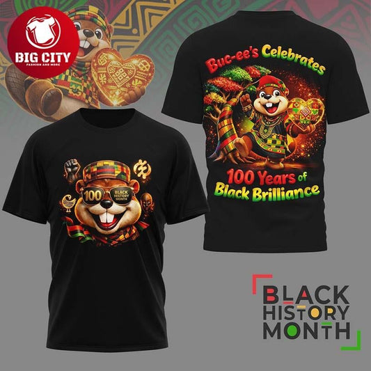 Buc-ee’s 100 Years of Black Brilliance Special Two sided Shirt