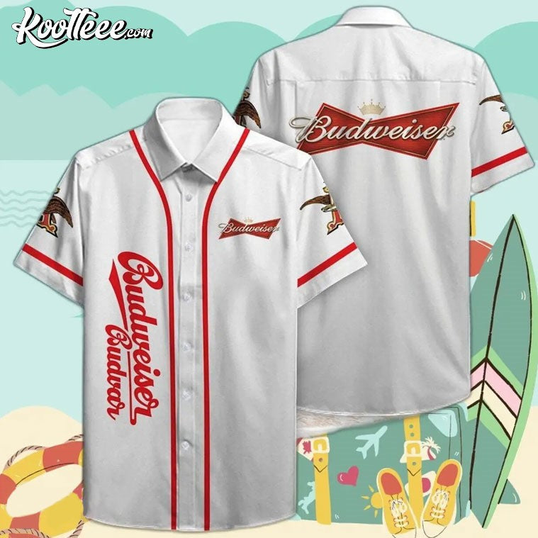 Budweiser Budvar Refreshing Twist Hawaiian Shirt