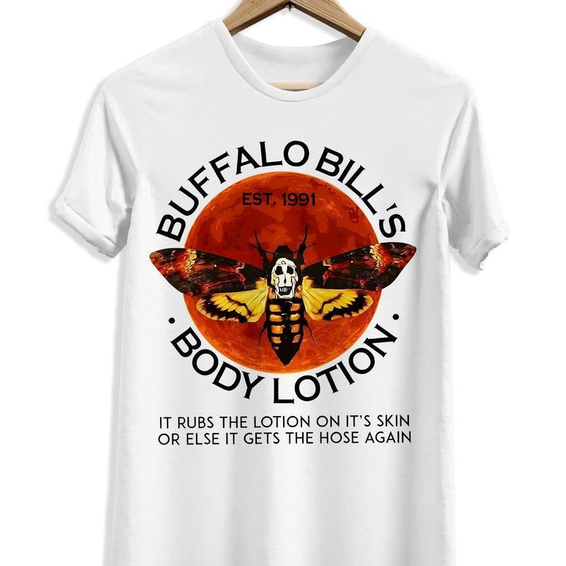 Buffalo Bill Body Lotion Halloween Shirt Sweatshirt Hoodie | InkThreadWorks.com