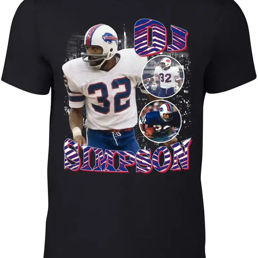 Buffalo OJ Simpson Bootleg Style T-Shirt Hoodie, Sweatshirt | InkThreadWorks.com