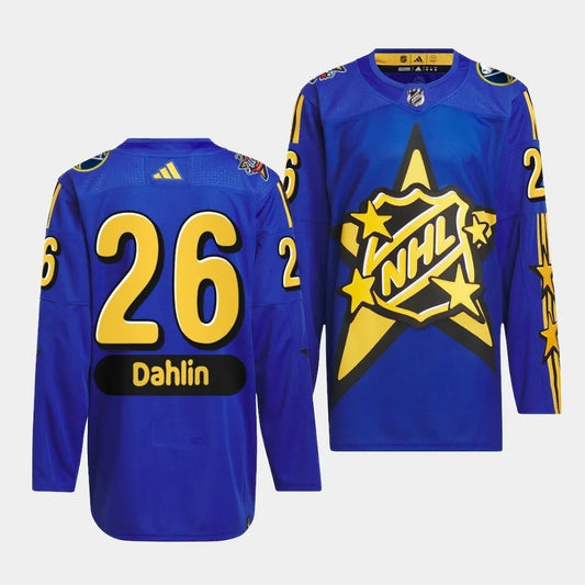 Buffalo Sabres #26 Rasmus Dahlin 2024 NHL All-Star Blue Jersey Style 1