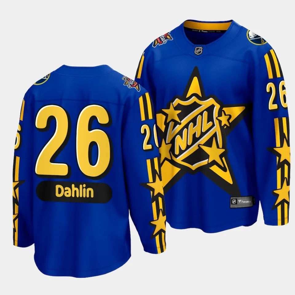 Buffalo Sabres #26 Rasmus Dahlin 2024 NHL All-Star Blue Jersey Style 2