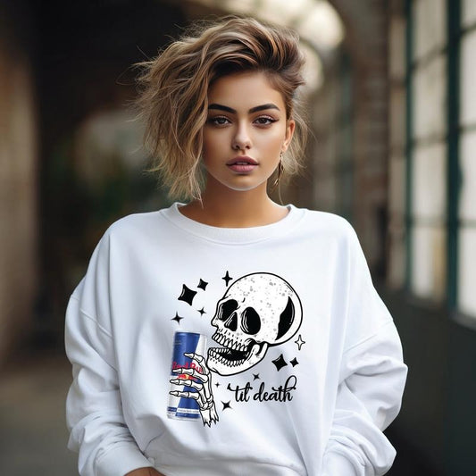 Bull Energy Drink, Redbull Shirt, Comfortable Womenswear, Gift for her Hoodie, Sweatshirt | InkThreadWorks.com
