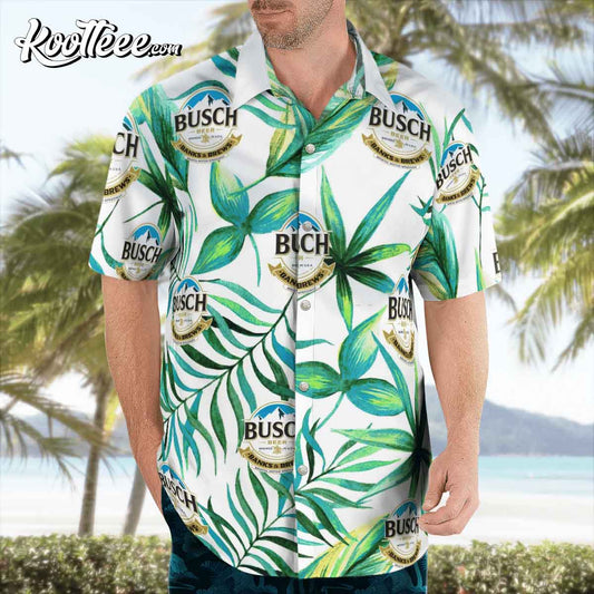 Busch Beer Hawaiian Shirts Hawaiian Shorts