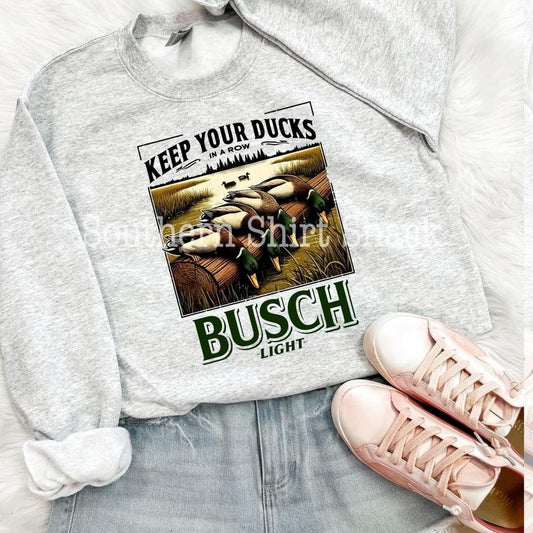 Busch Duck Hunting Sweatshirt | Duck Season Sweatshirt T-Shirts, Hoodie | InkThreadWorks.com