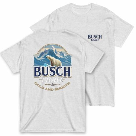 Busch Light Cold & Smooth Polar Bear T-Shirt Hoodie, Sweatshirt | InkThreadWorks.com
