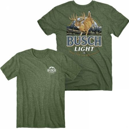 Busch Light Deer Label Front and Back Print T-Shirt Hoodie, Sweatshirt | InkThreadWorks.com