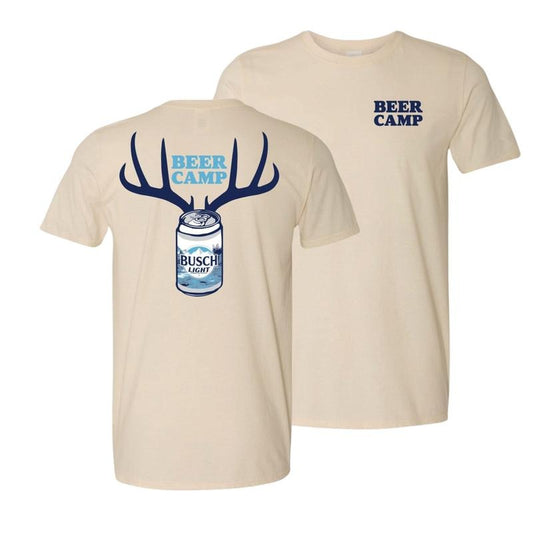 Busch Light Front and back print T-Shirt, Beer Camp 2 sided Shirt, Gift For Men, Sweatshirt Hoodie For Men Women