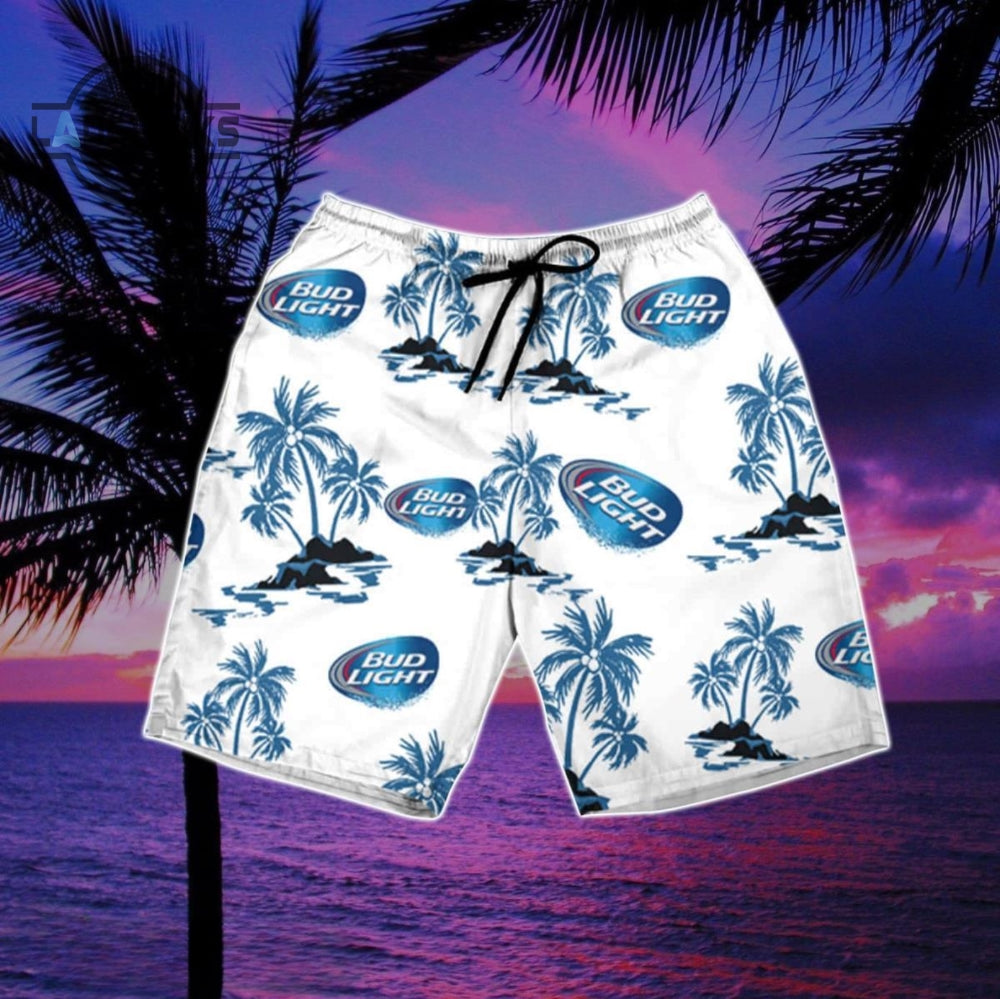 Busch Light Hawaiian Shirt And Shorts Busch Light Button Up Shirt Busch Light Shirt Mens Beer Hawaiian Shirt Beer Button Up Shirt Busch Light Swim Trunks