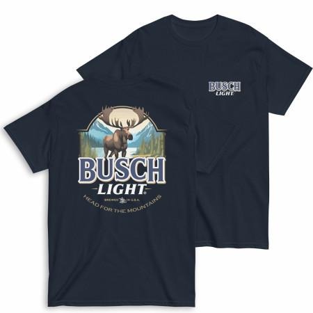 Busch Light Moose Head for the Mountains T-Shirt Hoodie, Sweatshirt | InkThreadWorks.com