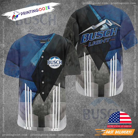 Busch Light Pattern Baseball Jersey