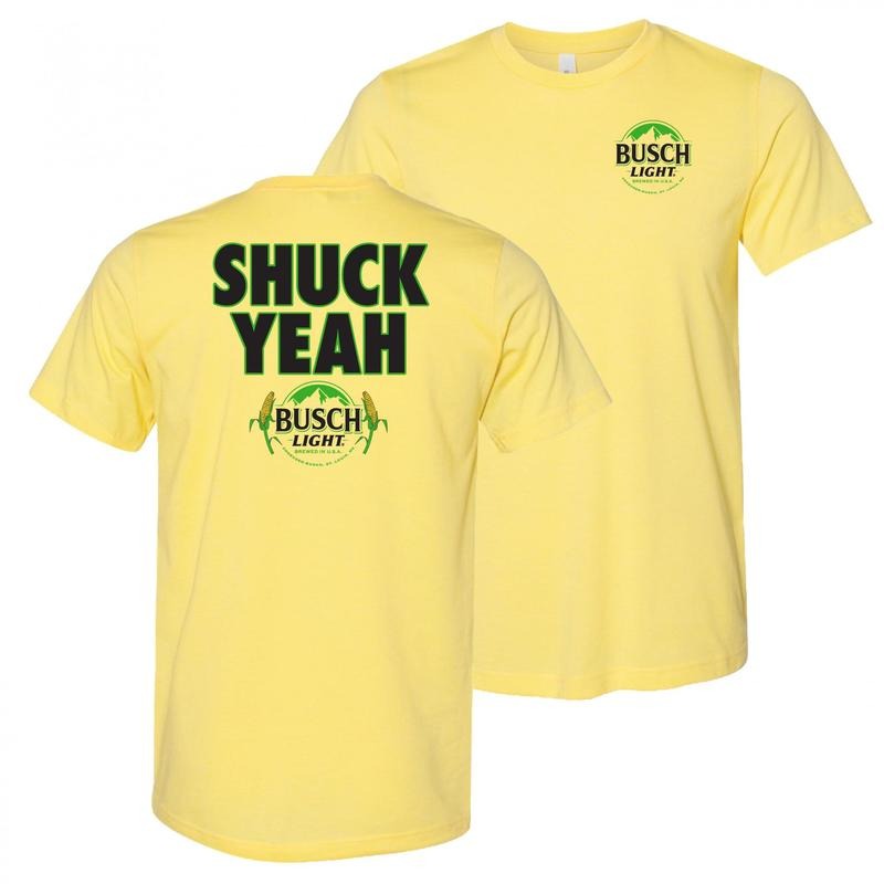 Busch Light Shuck Yeah Front And Back T-Shirt Hoodie, Sweatshirt | InkThreadWorks.com