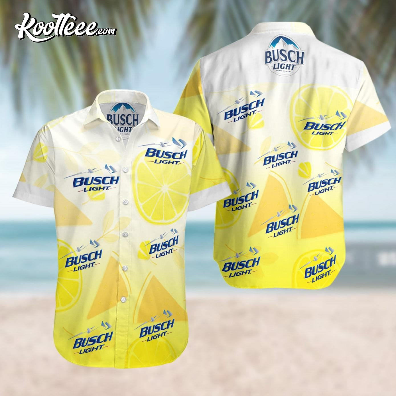 Busch Light Summer Hawaiian Shirt