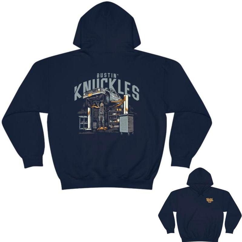 Bustin Knuckles-Hoodie T-Shirts, Sweatshirt | InkThreadWorks.com