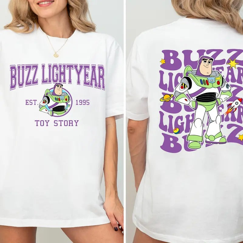 Buzz Lightyear Est 1995 Toy Story T Shirt Hoodie Sweater land Shirt Toy Story Movie Shirt Infinity And Beyond Shirt Trip Shirt Family Trip
