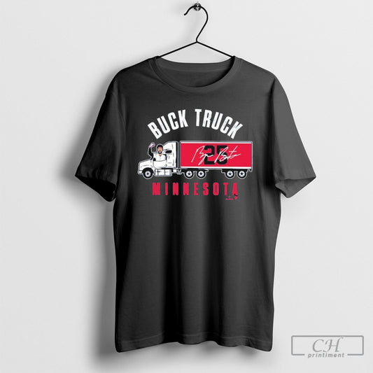 Byron Buxton Buck Truck Minnesota Twins Tee Shirt