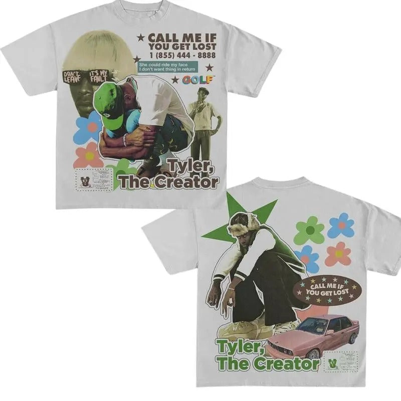 CALL ME WHEN YOU GET LOST TEE - Vintage Graphic Tee