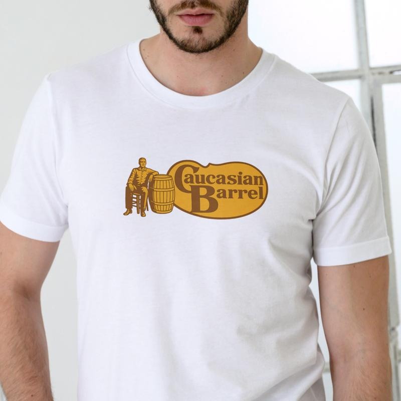CAUCASIAN T Shirt, Unisex Cotton graphic T Shirt