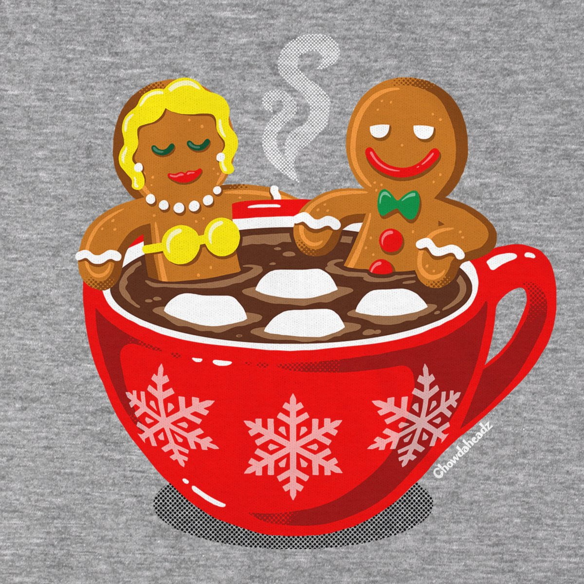 Gingerbread Hot Cocoa Tub T-Shirt