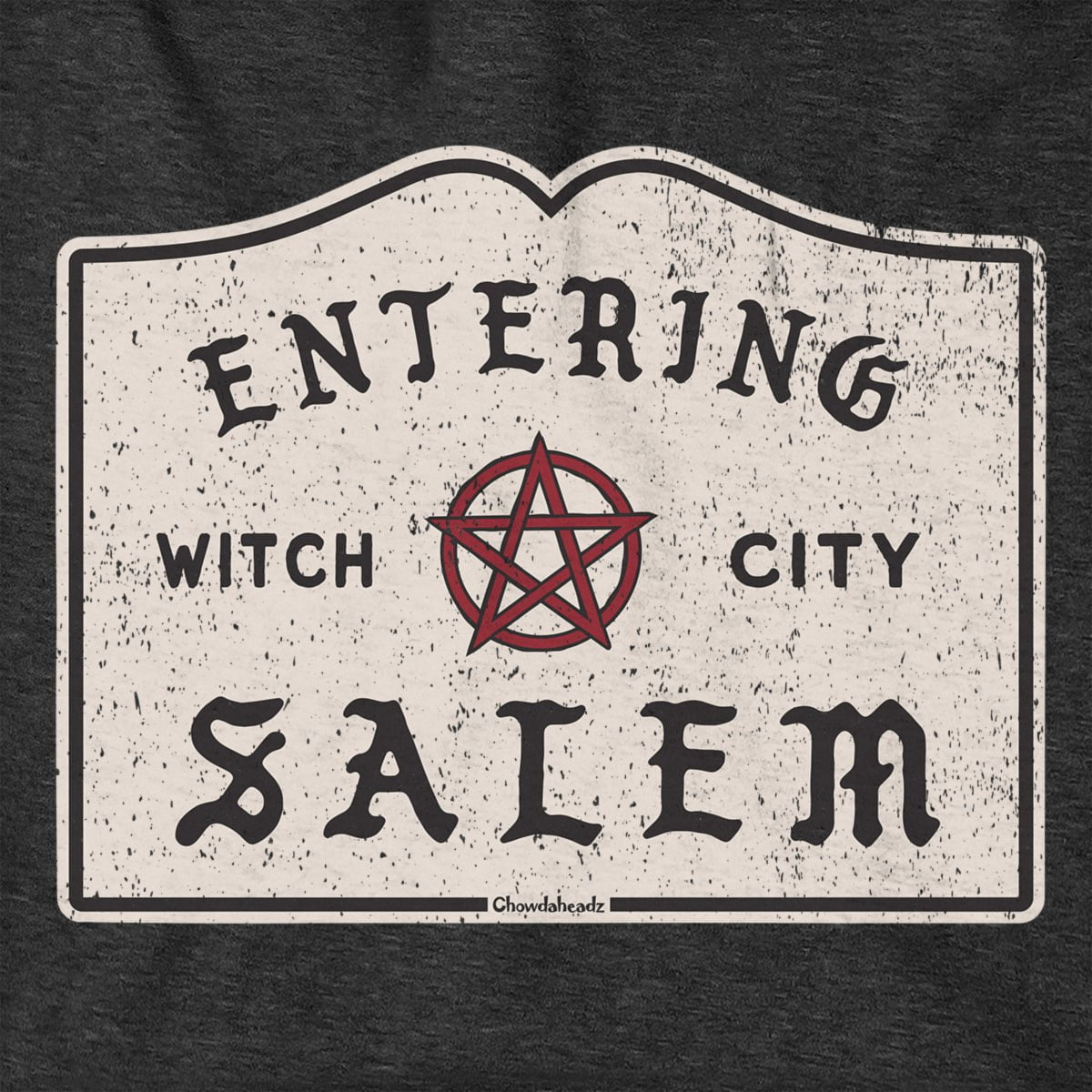 Entering Salem Sign Hoodie
