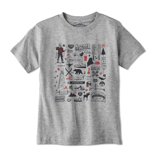 Maine Tourist Attraction Youth T-Shirt