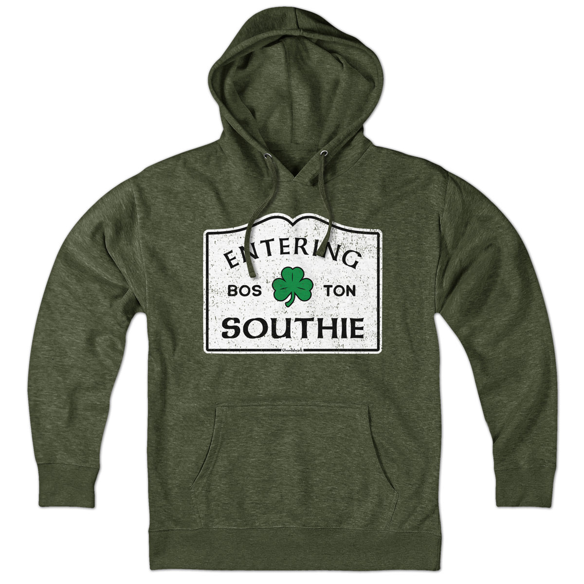 Entering Southie Sign Hoodie