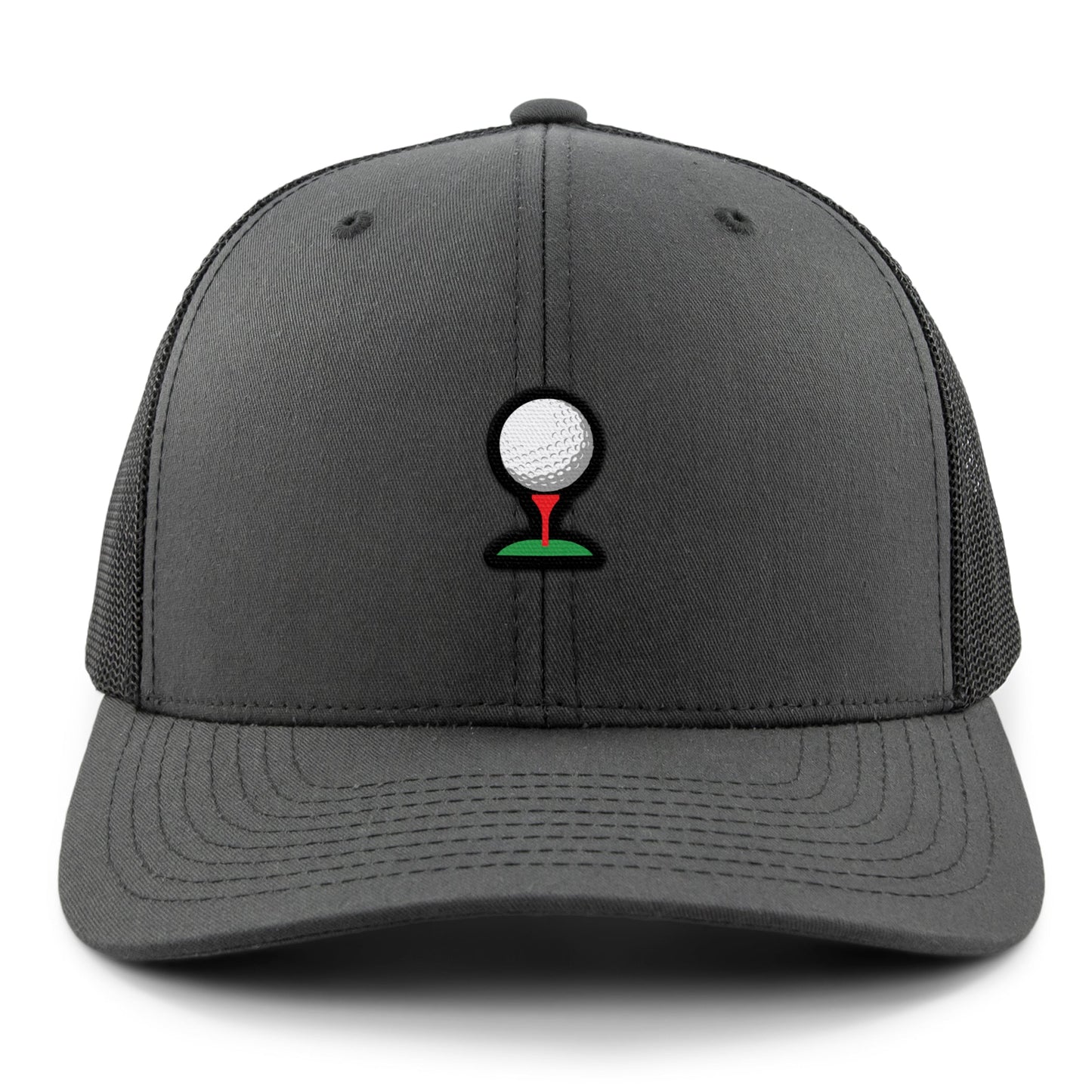 Golf Ball Tee Classic Snapback Trucker Hat