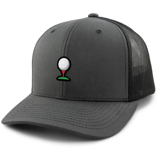 Golf Ball Tee Classic Snapback Trucker Hat