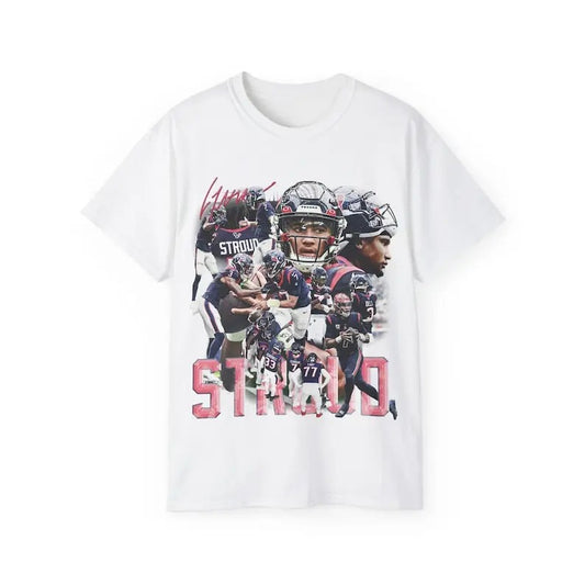 CJ Stroud T-Shirt  T-Shirt | Basketball Tee Shirt | Men & Women Oversize T Shirt | Vintage Graphic T Shirt | Gift For Him