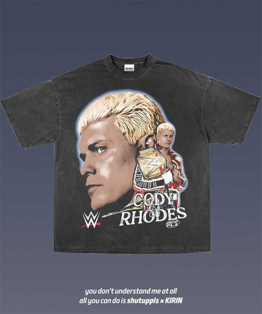 CODY RHODES 1.0 TEE | VINTAGE TEE GRAPHIC T-SHIRT SWEATSHIRT HOODIE | GIFT FOR FAN