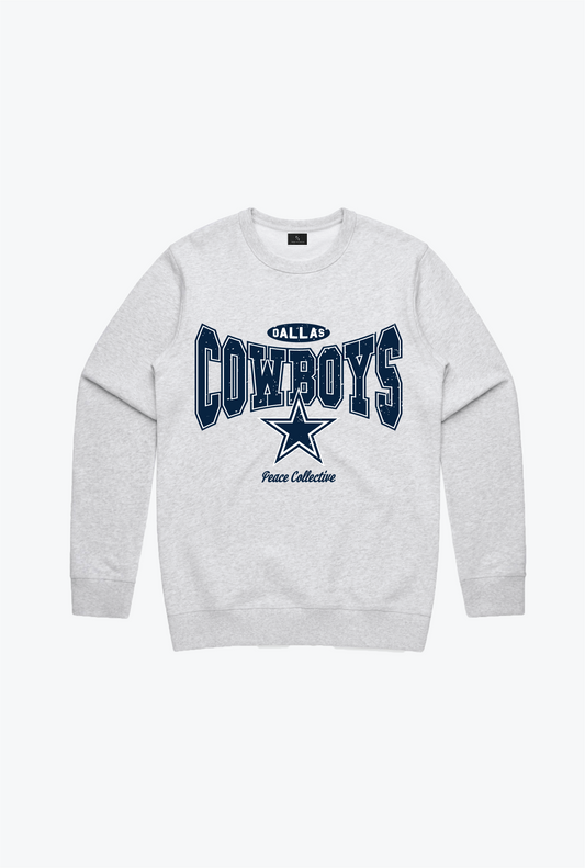 Dallas Cowboys Vintage Crewneck - Ash
